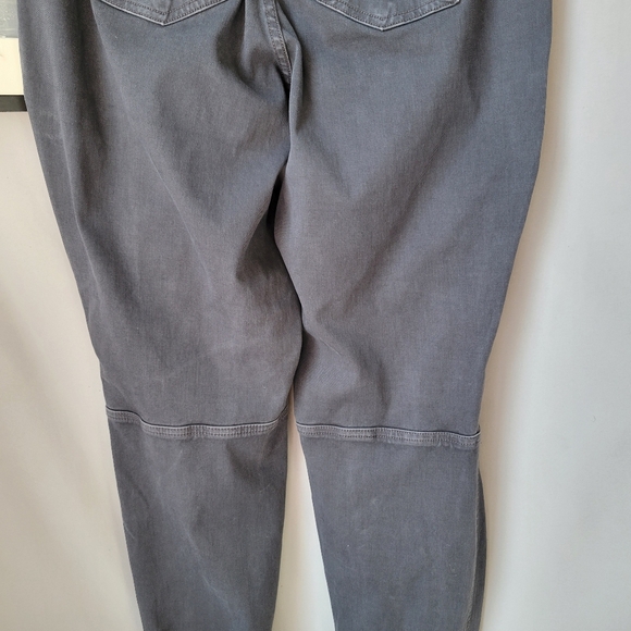 Spanx Stretch Twill Cargo Jogger Pant Washed Black Gray L - Picture 8 of 12